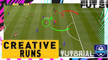 FIFA 21 NEW CREATIVE RUNS EXPLAINED - HOW TO ATTACK WITH CREATIVE RUNS TUTORIAL - BEST TIPS & TRICKS