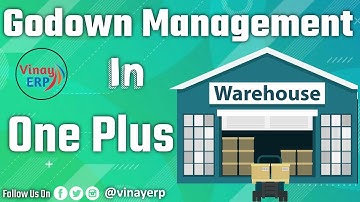 Warehouse Management In One Plus GST Ready ERP Software.Free Demo Call +91 73555-61444 @vinayerp