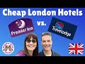 London budget hotels  travelodge vs premier inn review