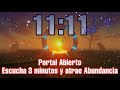 11:11 Activación Portal de bendiciones RETIRAR DINERO DEL UNIVERSO PORTAL 1111 DINERO Amor