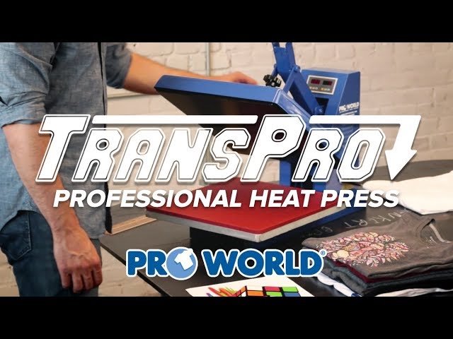 Best Budget Heat Press For Your T-Shirt Business? (Pro World TransPro  Slide) 