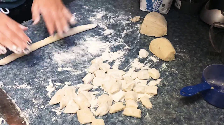 Homemade Gnocchi with leftover mashed potatoes