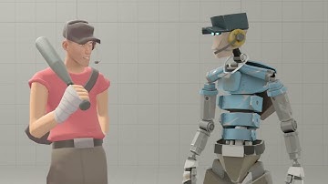 [TF2/SFM] Scout & Bot | Test Animation