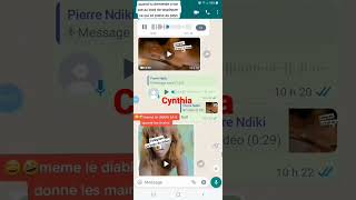 Cynthia Fiangan Officiel Envoi Les Vidéos Delle Nu