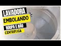 Lavadora embolando roupa e não centrifuga