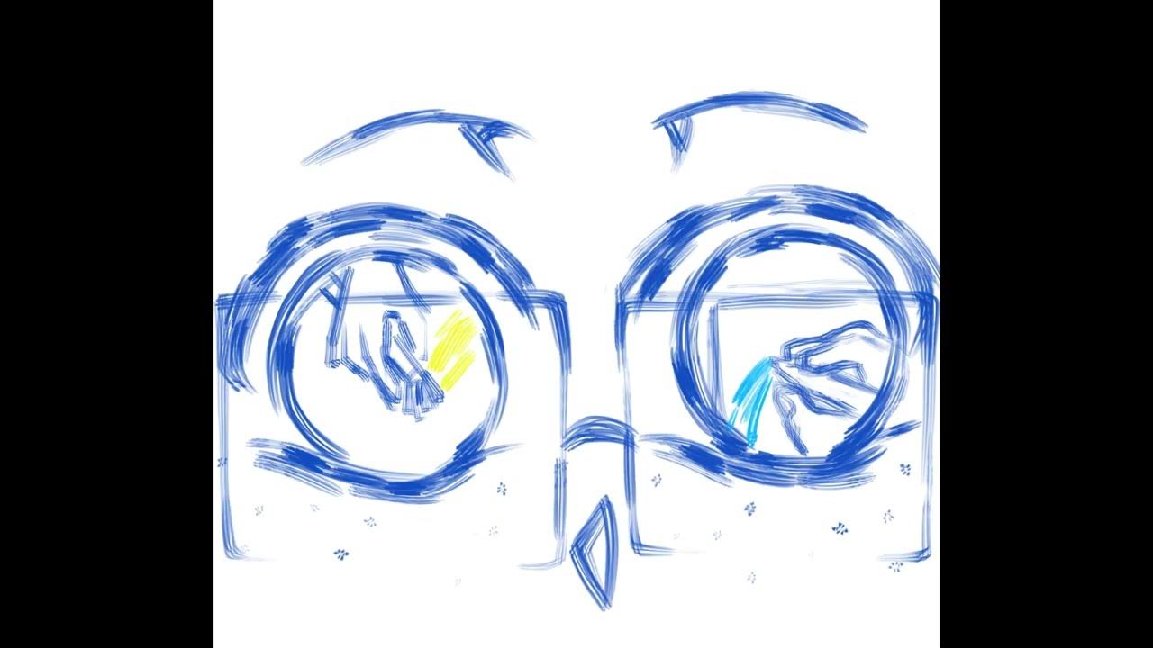 BLUE - YOASOBI Animatic teaser Prototype Project - YouTube