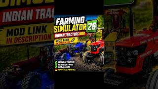 farming simulator 26 best mobile indian tractor game