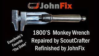 1800S Monkey Wrench Repaired By Scoutcrafter And Refinished By Johnfix