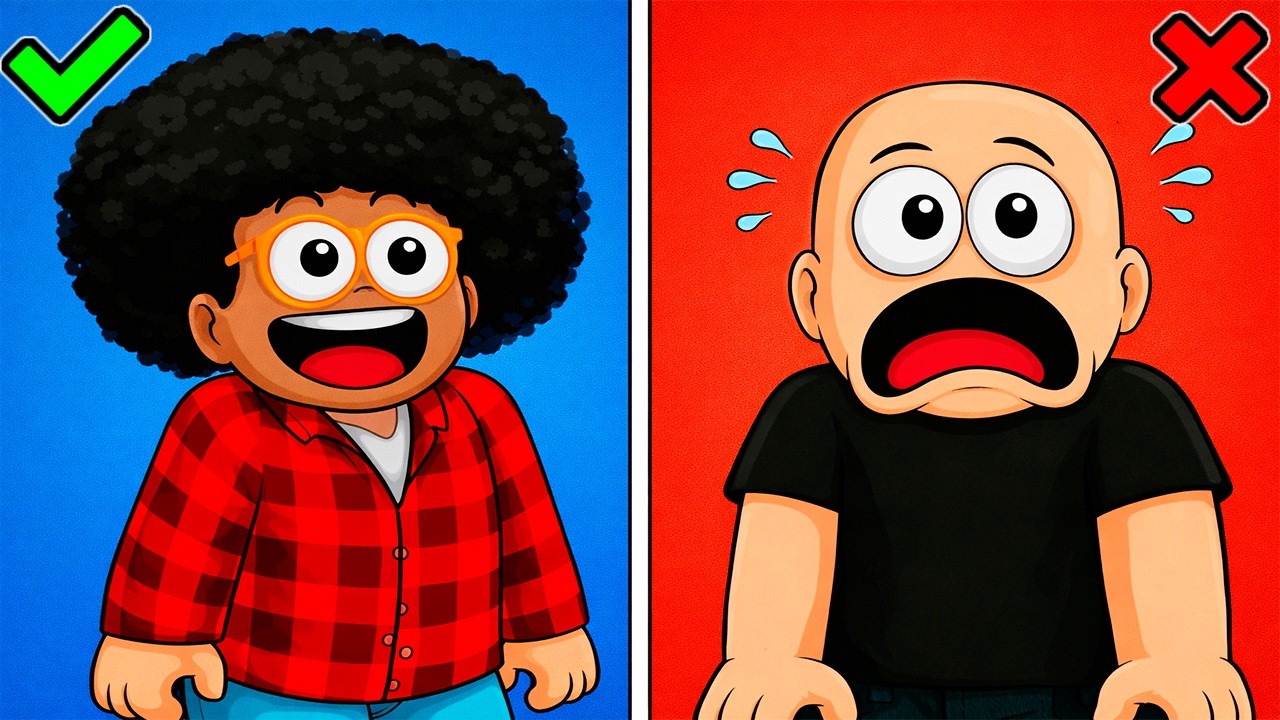 😱 БЫТЬ ЛЫСЫМ ИЛИ ВОЛОСАТЫМ?! КАЖДЫЙ ВЫБОР ЛОМАЕТ ИГРУ в ROBLOX!