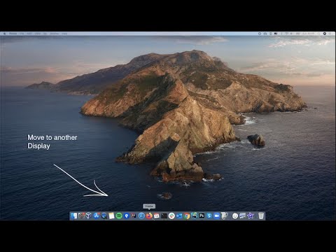 mac move dock to other monitor