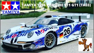 TAMIYA R/C PORSCHE 911 GT1 TA03RS FULL BUILD - YouTube