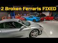 We FIX BOTH our BROKEN FERRARIS - F430 and 575M