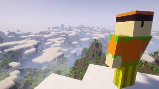 Flying Through the Beautiful World of Minecraft with Voxy Mod