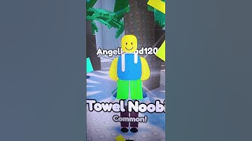 Towel Noobie #roblox #shorts @subscriber