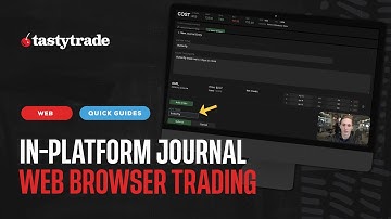 In-Platform Trading Journal for Stock, Options, and Futures | tastytrade Web Browser Platform