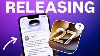 iOS 27 Beta 7 RELEASING 