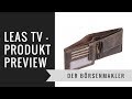 Leas tv der brsenmakler  cooles damen  herren portemonnaie leder im vintage used look handmade