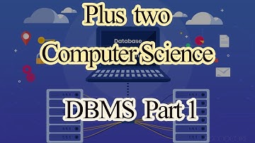 Plus two Computer Science Database Management System : In Malayalam
