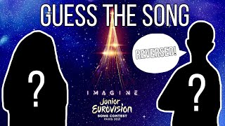 Junior Eurovision 2021- Guess The Song (Reversed!)