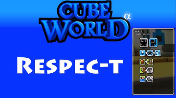Cube World - Class Trainers - How To Respec / Reset Skill Points