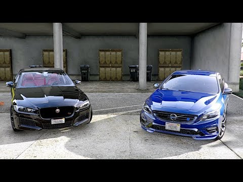 gta-v-|-jaguar-xe-s-vs.-volvo-s60-polestar-✪-gta-5