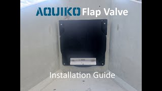 AQUIKO Flap Valve Installation Video