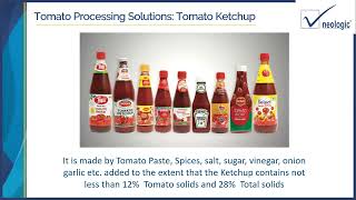 Webinar on Tomato Processing Solutions | Learn How Tomato Processing is Done.