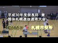 【バスケ】平成30年度札幌会長杯　札幌市役所　Ｘ　ＴＥＡＭ -Ｘ