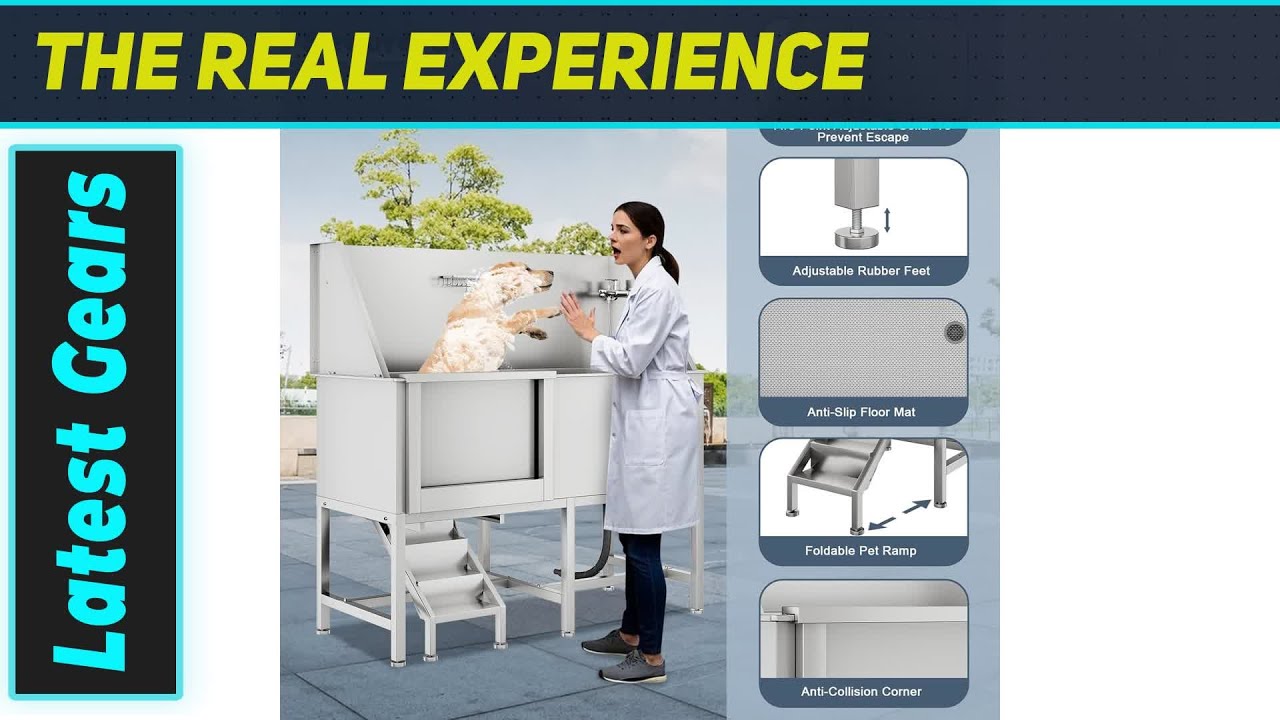 CuisinSmart Dog Tub: The ULTIMATE Pampered Pet Washing Station!