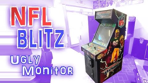 Fixing An UGLY U5000 Monitor In An NFL Blitz Arcade Cabinet!