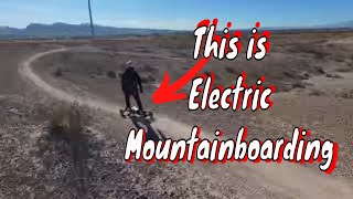 Electric Mountainboarding Rugged Desert Trail | Acedeck NYX Z3