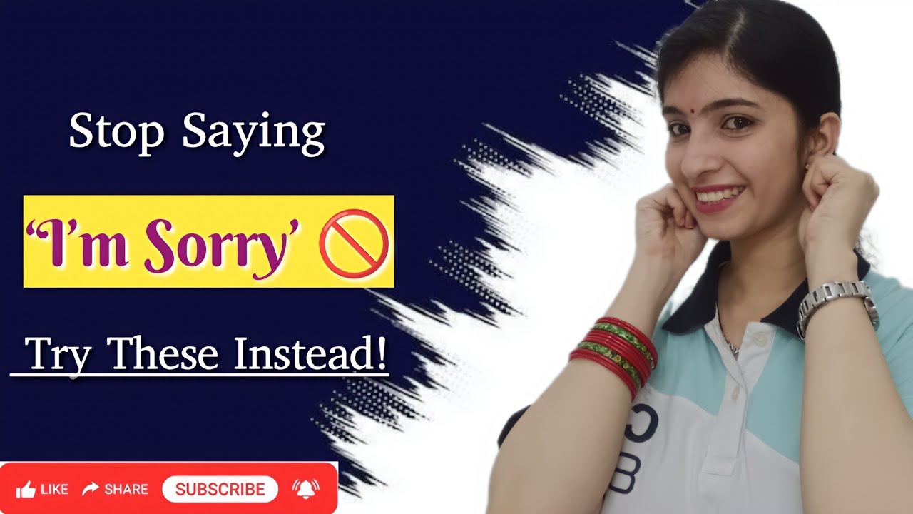 Different Ways To Say "I Am Sorry"/Grammar Point/Namita Kashyap 🎉