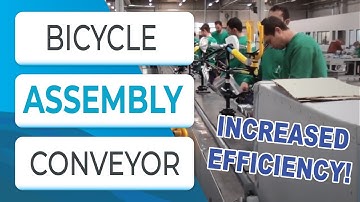 Bicycle conveyor assembly line - Floorline by Holland Mechanics