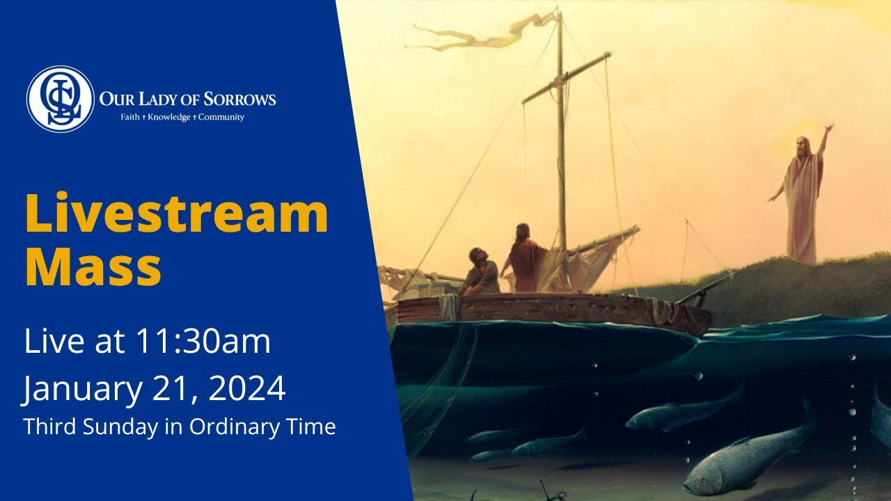 OLS Livestream Mass January 21, 2024 YouTube