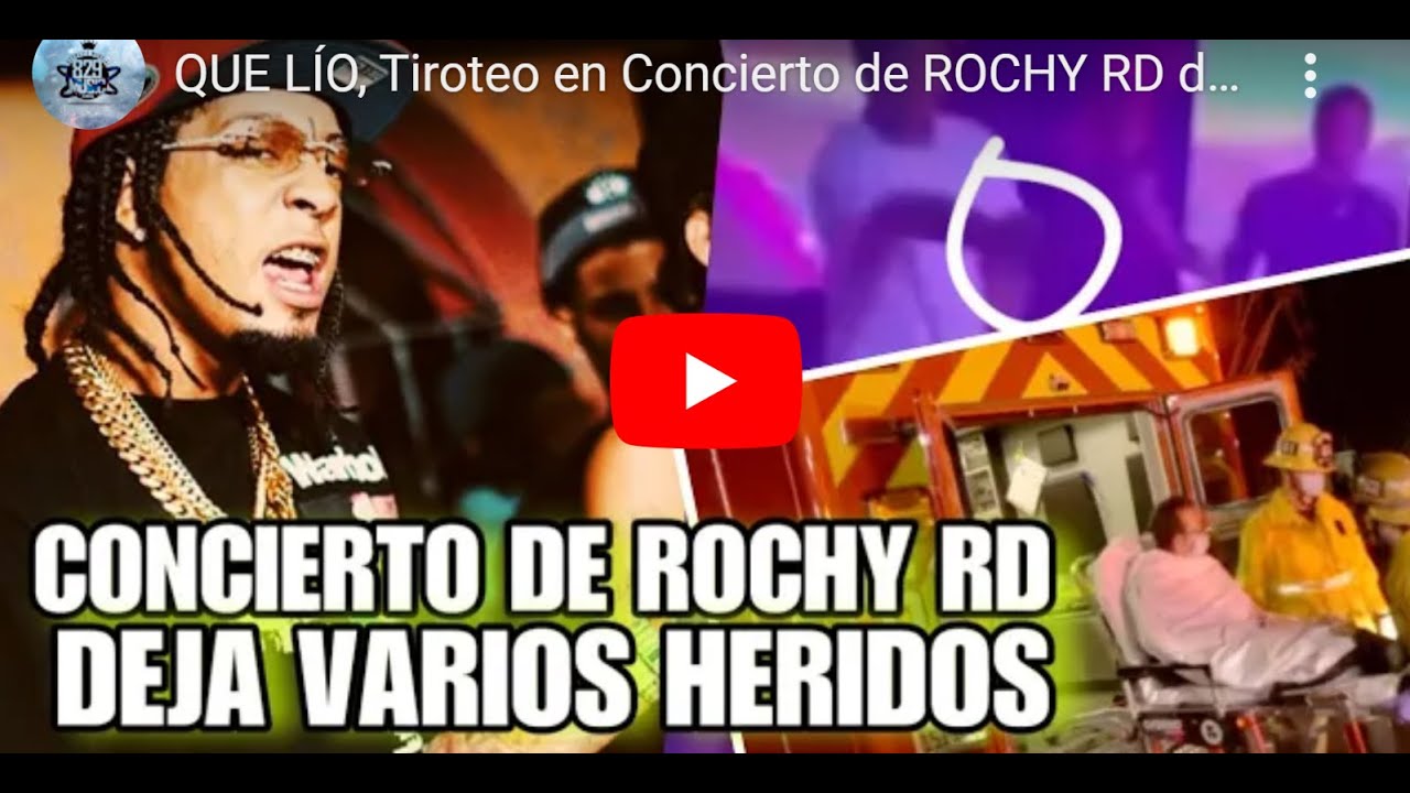 Fiesta de Rochy RD termina en pleito - YouTube