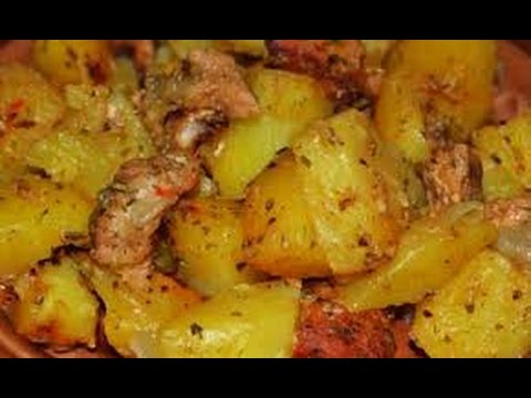 Видео рецепт Жаркое по-домашнему из свинины с картошкой