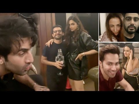 bollywood-couples-at-karanjohar's-house-party---ranbir,deepika,arjun,malaika,shahid,mira