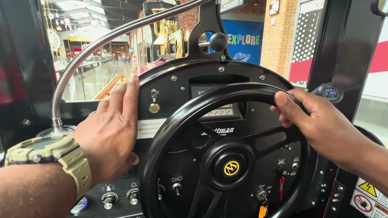 Liberty Center Express Drivers Controls, Operating a Wattman Mini Express Train, All Aboard