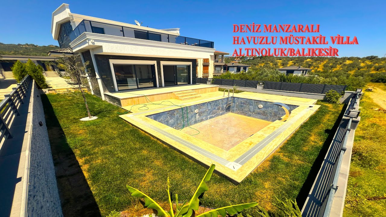 DENİZ MANZARALI HAVUZLU MÜSTAKİL ALTINOLUK E-1588