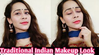 Traditional Indian Makeup Tutorial | Simple & Easy | Festive Makeup Tutorial | Neelu Verma