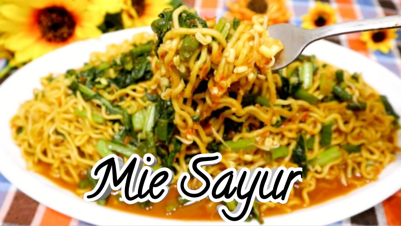 Mudahnya membuat Mie Nyemek yang full Sayuran 