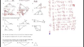 Geometry 3-4 Practice Profile