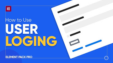 How to Use User Login Widget by Element Pack Addon of Elementor