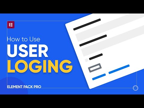 How to Create User Login Widget by Element Pack Addon of Elementor