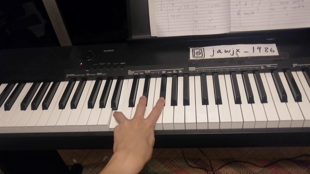 Coldplay - " Yellow " Piano Chords Tutorial Lesson Easy - YouTube