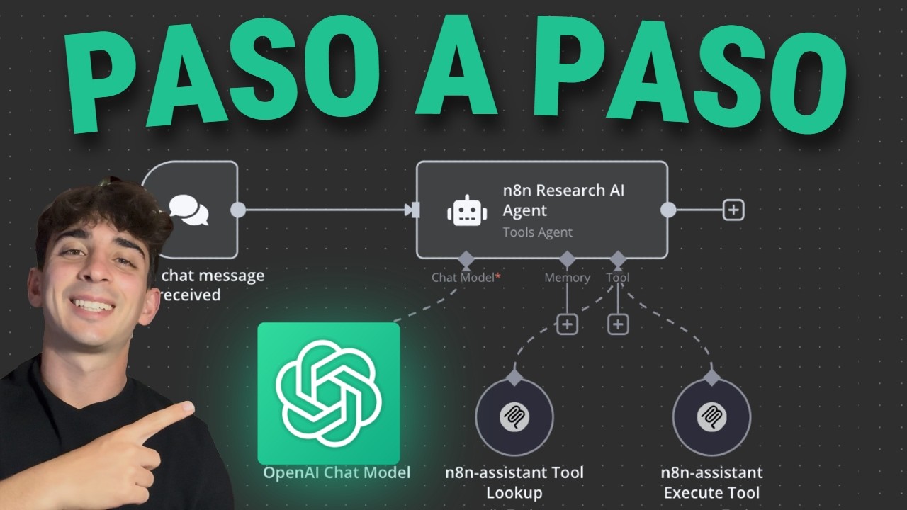 como Crear un AGENTE IA con CHATGPT en N8N (2025) - YouTube