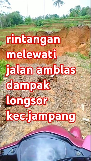 PERLU KESABARAN UNTUK MELEWATI JALAN PUTUS YANG SATU INI #jampangkulon#Shorts