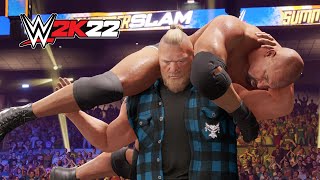 WWE 2K22 - Brock Lesnar F5 Compilation!!