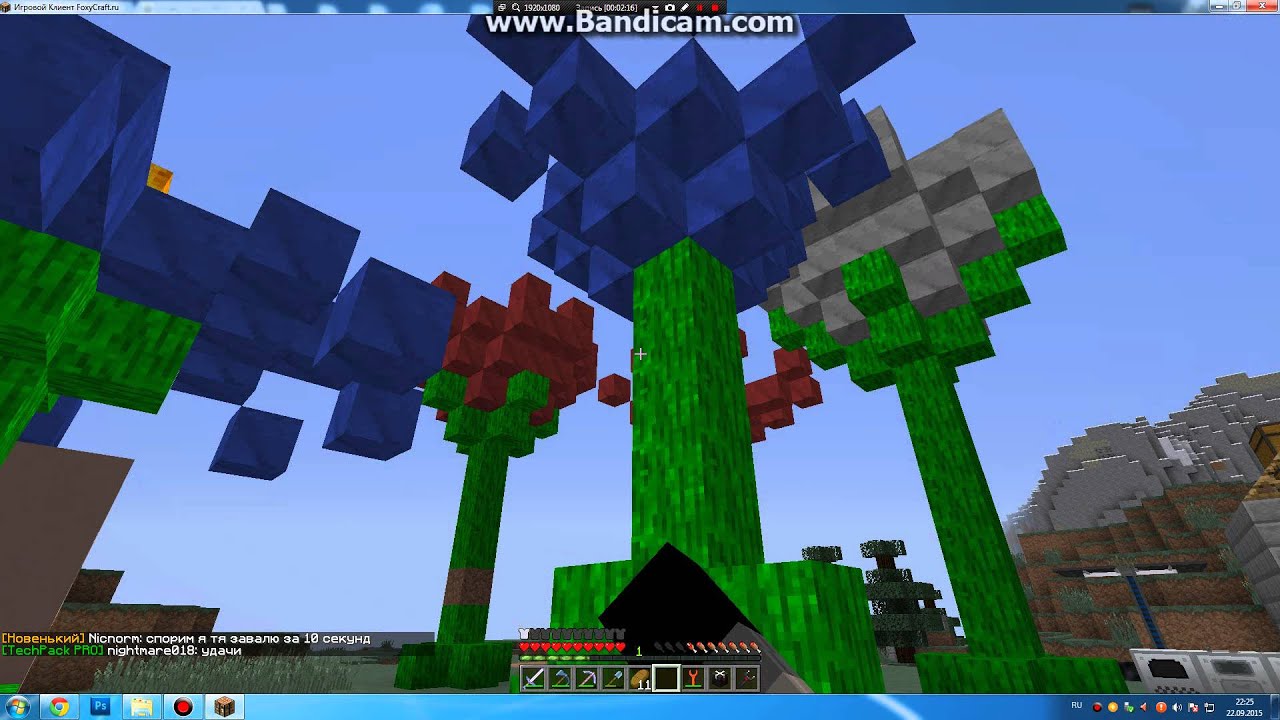 Как развится за 1 день на (FoxyCraft.ru)