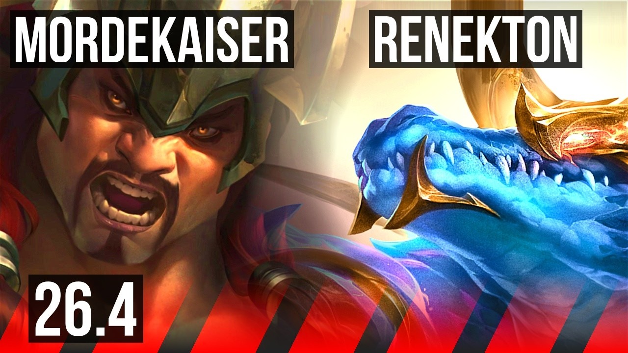 MORDEKAISER vs RENEKTON (TOP) | KR Master | 26.4